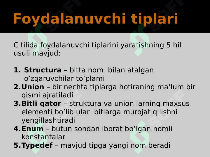 C/C++: Struct va Union 2