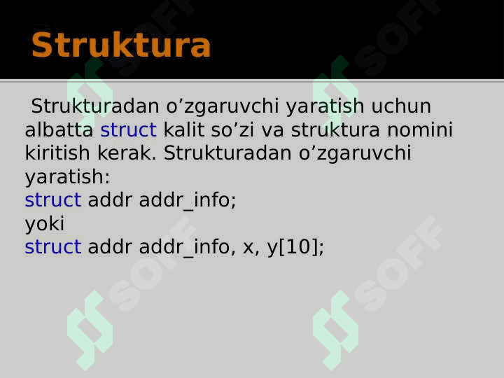C/C++: Struct va Union 5