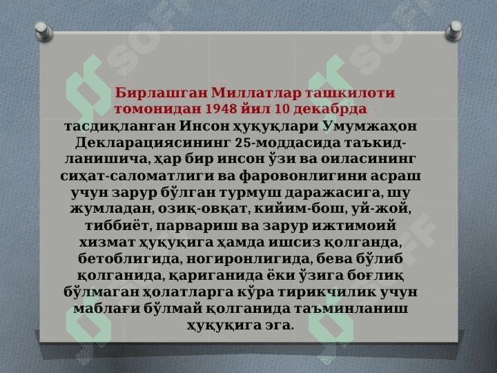 IJTIMOIY TA'MINOT YO'NALISHLARI 8