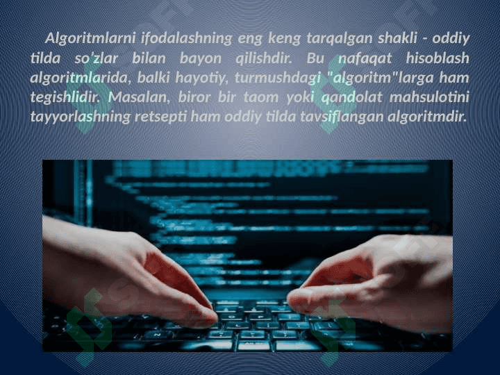 Algoritmlar tahlili va ularni ishlab chiqish metodlari 6