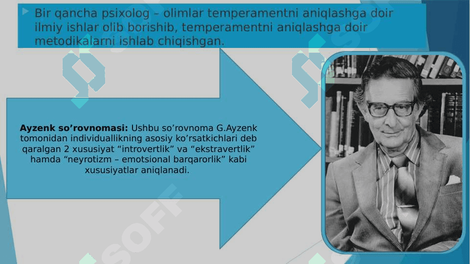 Temperament psixodiagnostikasi. 8