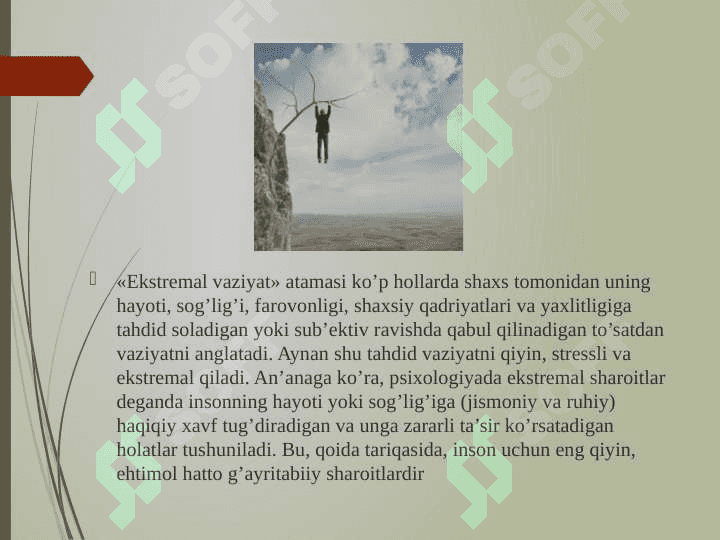 Ekstremal vaziyatlarda inson emotsional irodaviy xususiyatlarning o’rni 3