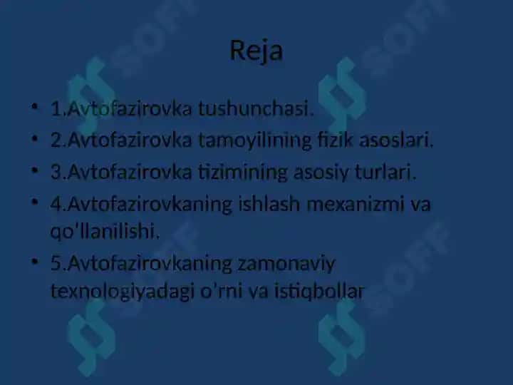 Avtofazirovka tamoyili 3 2