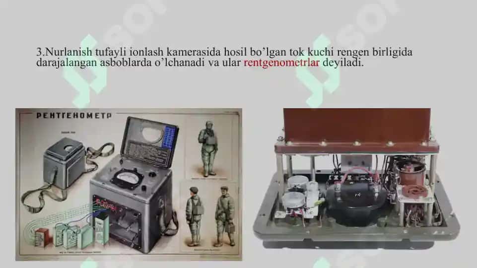 Dozimetriyaning asosiy tushunchalari 6