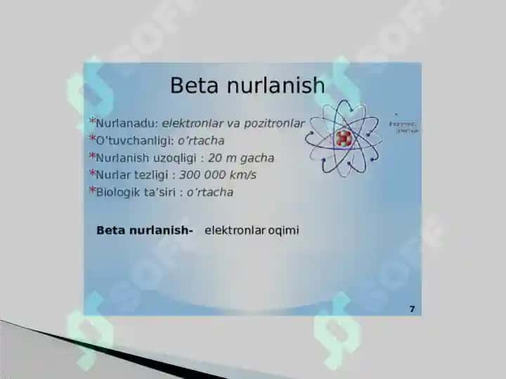 Ionlashtiruvchi nurlanishlarning biologik ta’siri 6