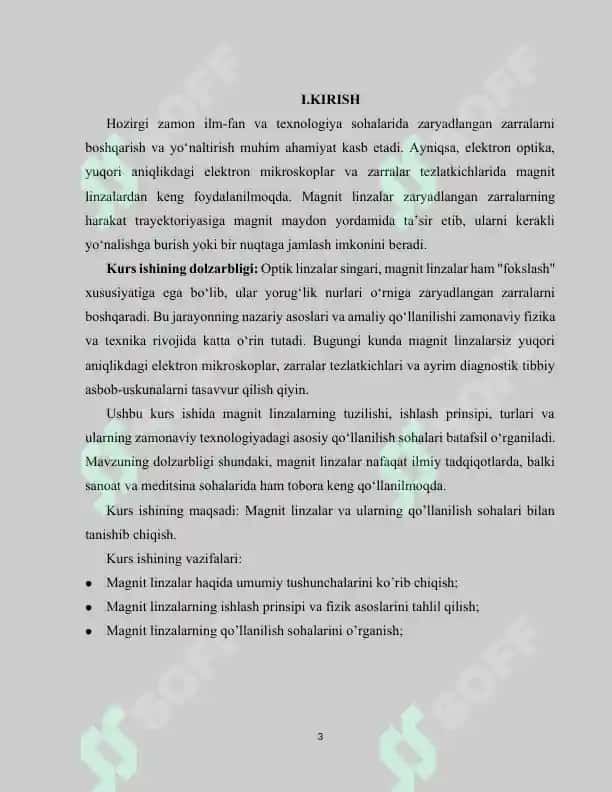 Magnit linzalar va ularning qo’llanilishi 3