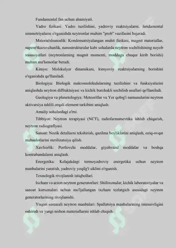 NEYTRON GENERATORLAR VA ULARNING TURLARI 5
