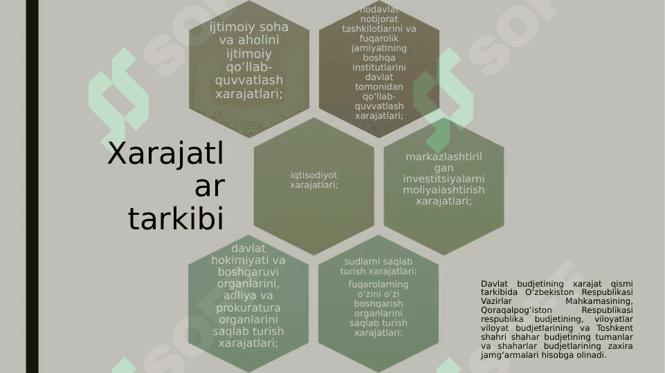 Davlat xarajatlari. 7