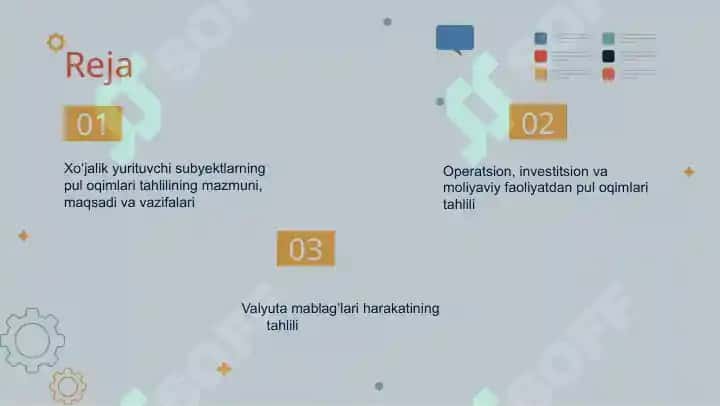 Innovatsion faoliyatdagi pul oqimlari tahlili 2