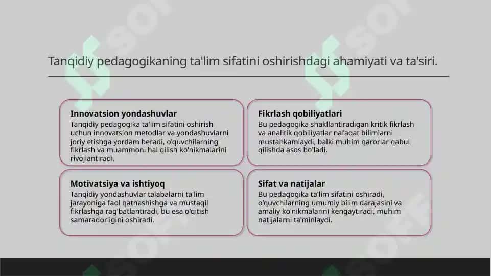 Tanqidiy pedagogika va ta'limdagi kreativyon 6