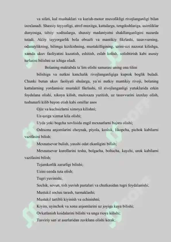 Bolalarni maktab ta`limiga tayyorligini tashxislash usullari 3