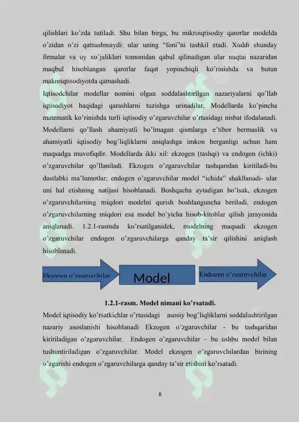Asosiy makroiqtisodiy modеllarning qiyosiy tahlili 7