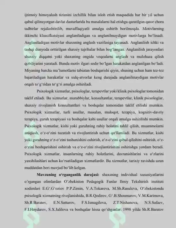 Individual tipologik xususiyatlar klassifikatsiyasi 3