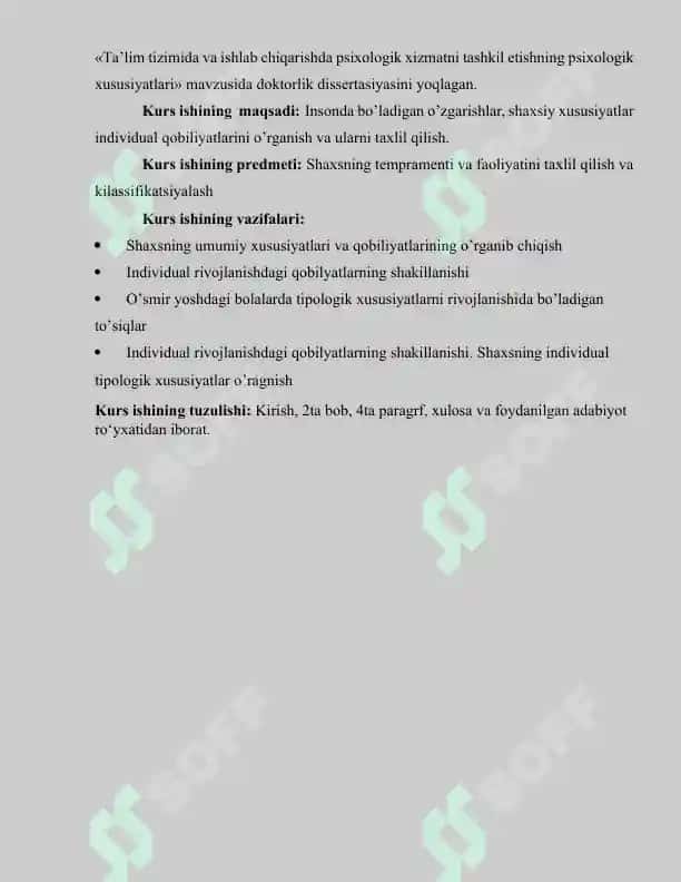 Individual tipologik xususiyatlar klassifikatsiyasi 4