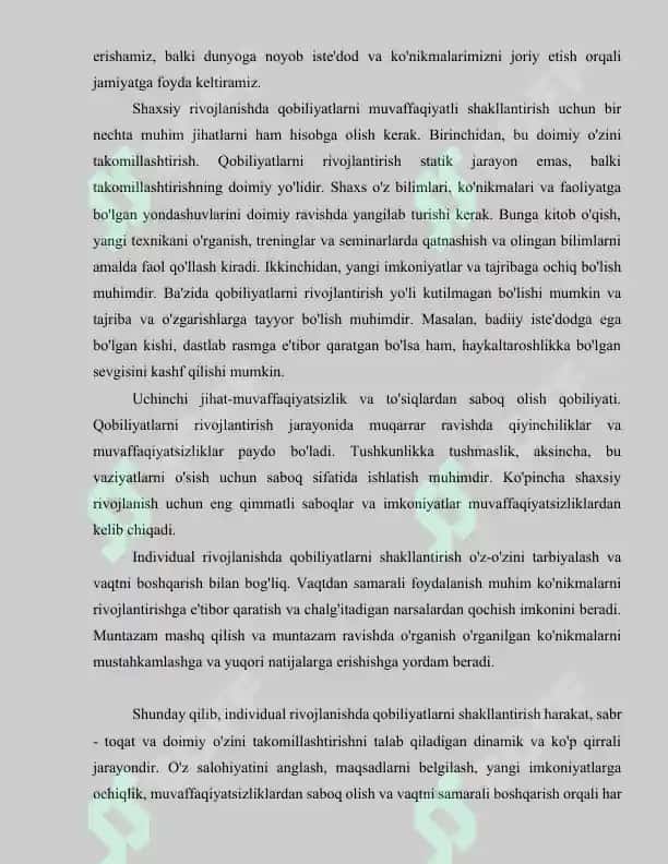 Individual tipologik xususiyatlar klassifikatsiyasi 6