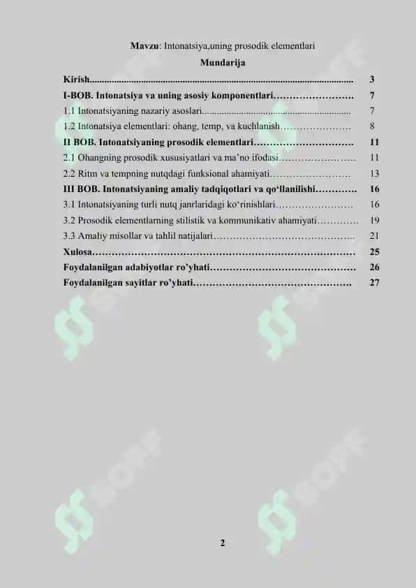 Intonatsiya va uning prosodik elementlari 2