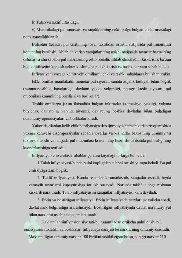 Pul bozorida muvozanat 6