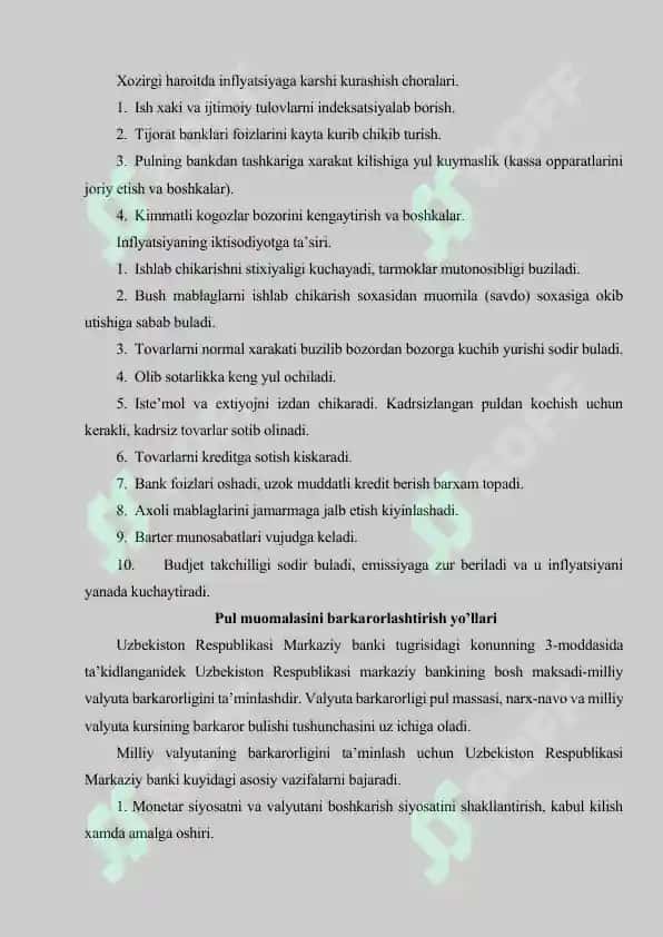 Pul bozorida muvozanat 8