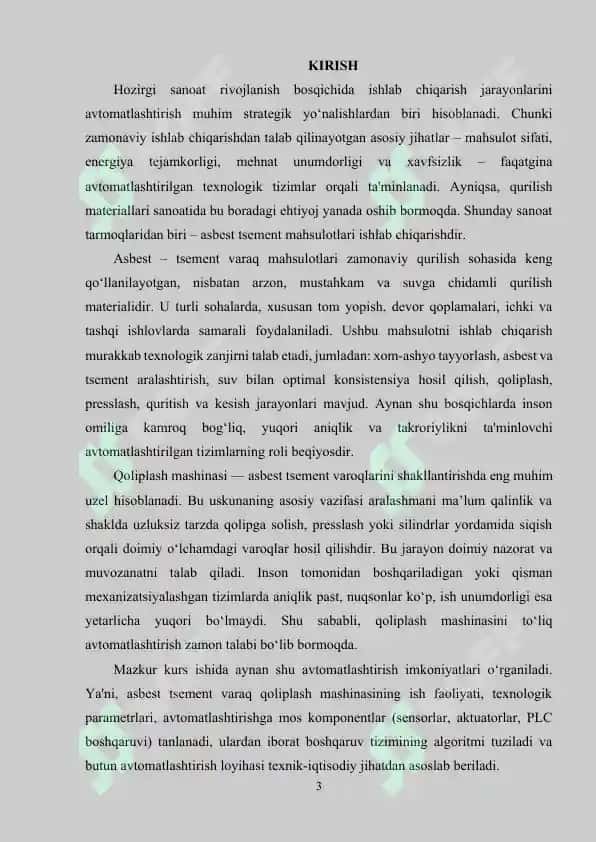 Asbest-sement varaq qoliplovchi mashinasi 2