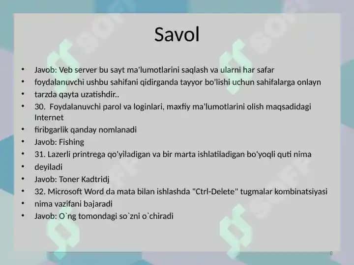 Argos testjavoblari IQ testi bilan 2025-yil yangi 8