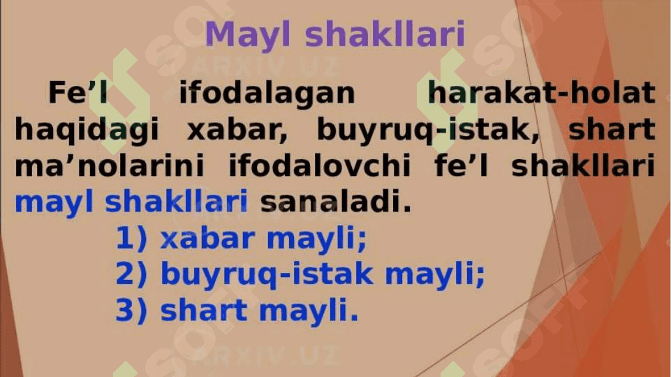 Fe'l mayllari 2