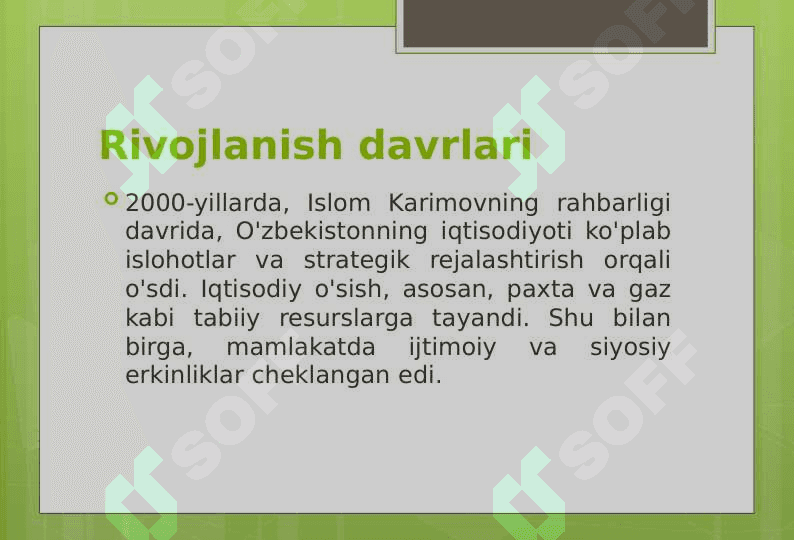 O'zbekistonning o'ziga xos istiqbol va taraqqiyot yo'li 4