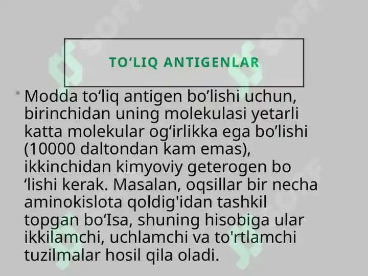 Antigen va Antitela 8