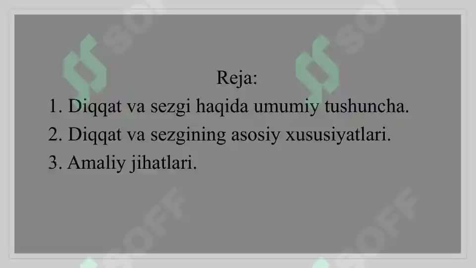 Diqqat va sezgi 2