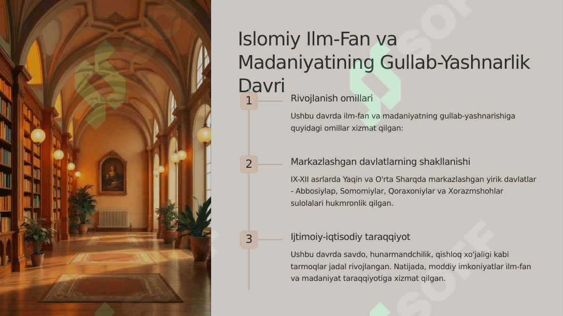 IX-XII Asrlardagi Madaniy Uyg'onish Davri 4