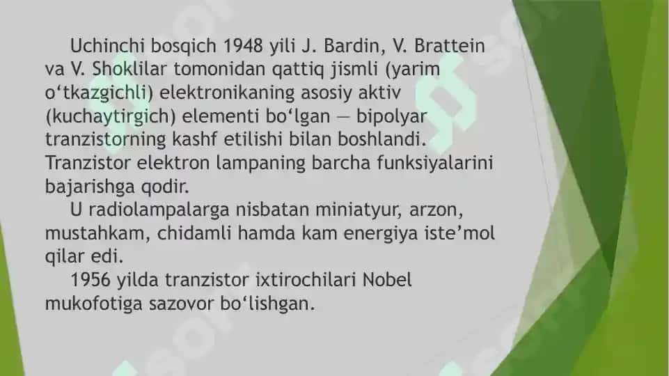 Bipolyar tranzistor 7
