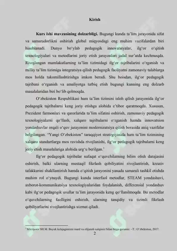 Ilg'or pedagogik 2