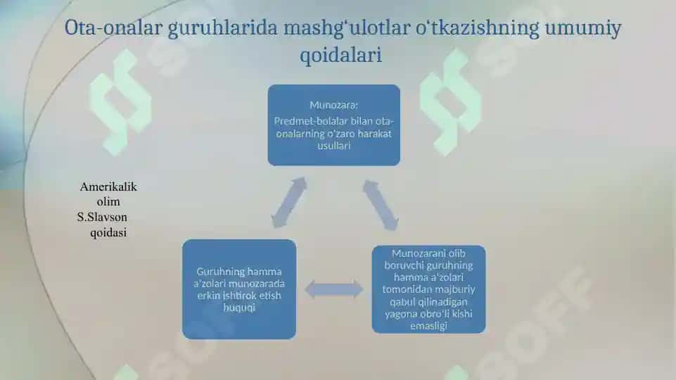 Ota-ona va  o‘qituvchilar bilan olib boriladigan korreksion-profilaktik ishlar. Yetim va ota-ona qaramog‘isiz qolgan bolalarning umumiy psixologik tavsifi 7