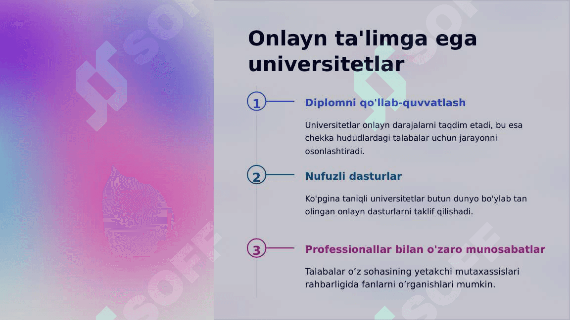 Elektron universitet, masofaviy ta’lim institutlari va ularning ta’lim portallari 3