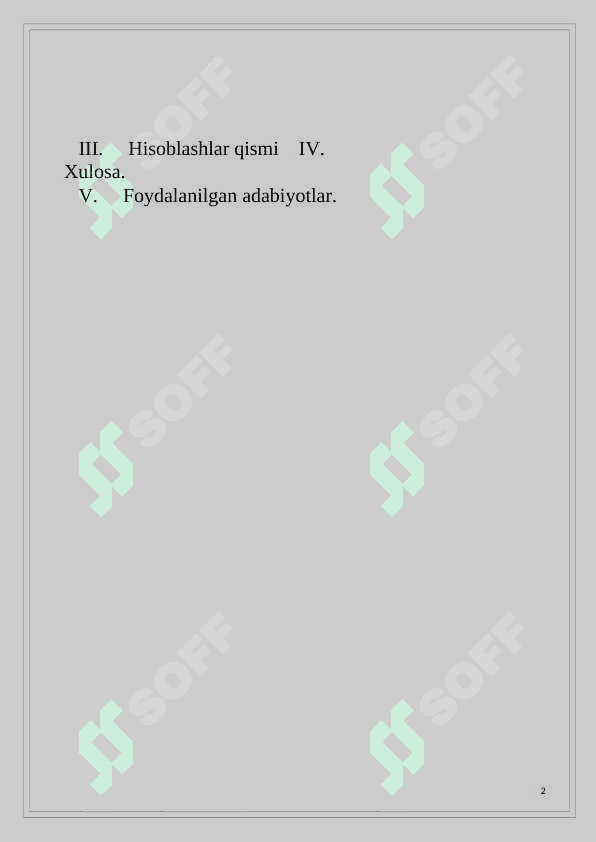 ATSETONNI ISITISH UCHUN USIMON QOBIQ TRUBALI ISSIQLIK ALMASHINISH QURILMASINI HISOBLASH   	VA LOYIHALASH 4