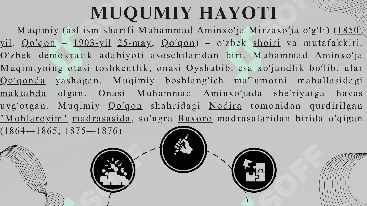 Muqumiy hayoti haqida 3