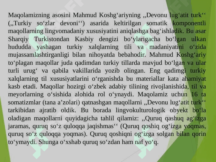 Somatik komponentli maqollar 3