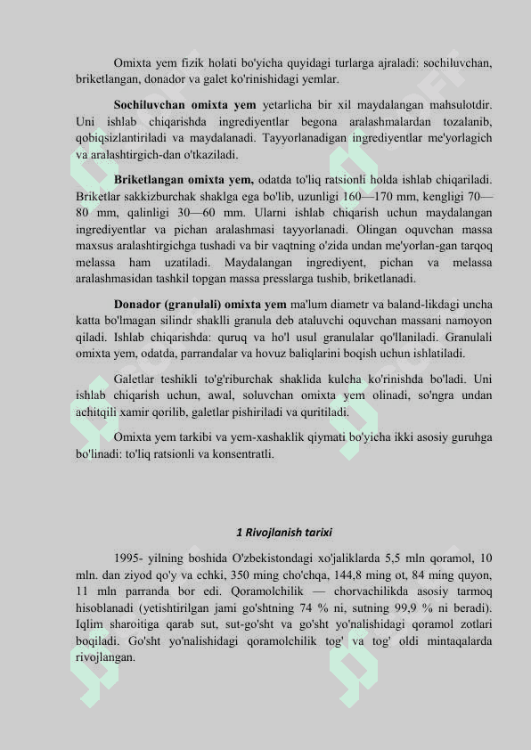 omuxta yem ishlab chiqarish texnalogiyasi 4