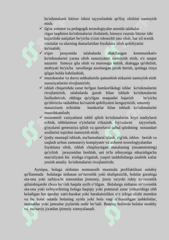 O‘zbekiston sotsiologlarining sotsiologik qarashlari tarixi. Jiyanmuratova Gulnoz Sherbutayevna hayoti va ilmiy faoliyati 7