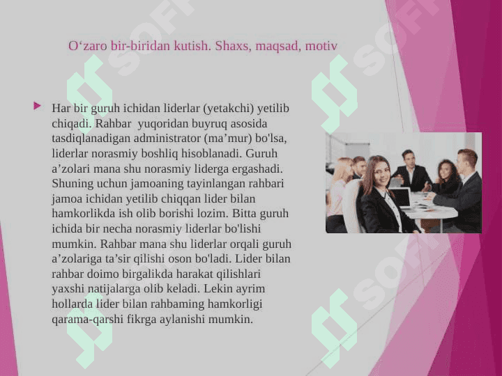 Guruhlararo muloqotlar texnologiyasi 7