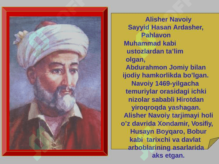 ALISHER NAVOIY - O‘ZBEK ADABIY TILINING ASOSCHISI 3
