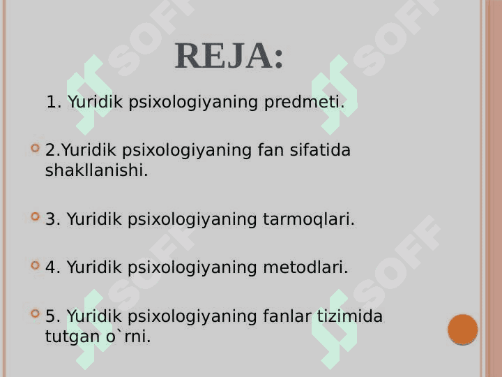 Yuridik psixologiyaning umumiy vazifalari 2