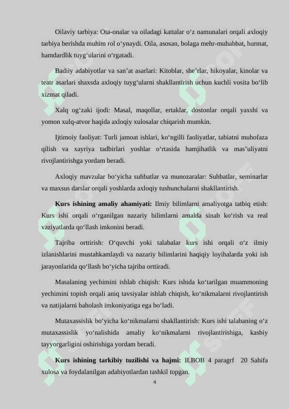 AXLOQIY TARBIYA BERISH VAZIFALARI,VOSITALARI 4