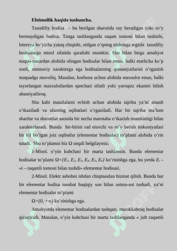 Matematik statistikaning asosiy elementlari 3