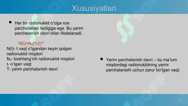 Tibbiyotda qo’llaniladigan radionuklidlarni elektron tezlatgichlarda olish 6