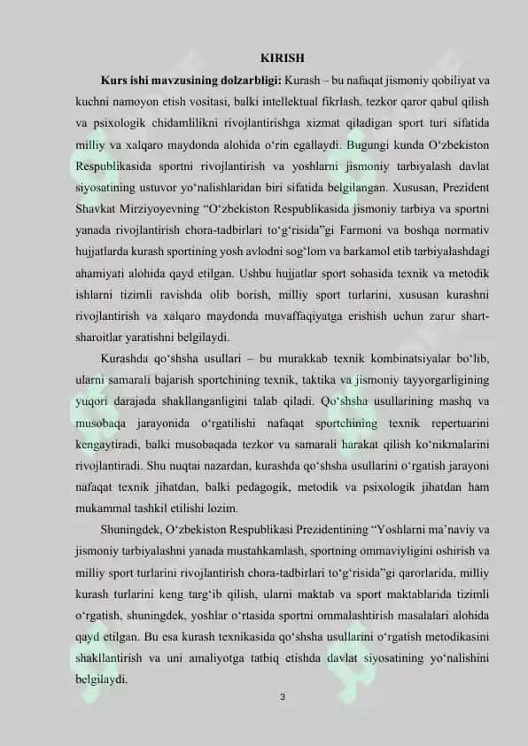 Kurashda Qo‘shsha Usullari Texnikasini O‘rgatish 2