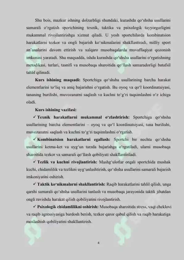 Kurashda Qo‘shsha Usullari Texnikasini O‘rgatish 3