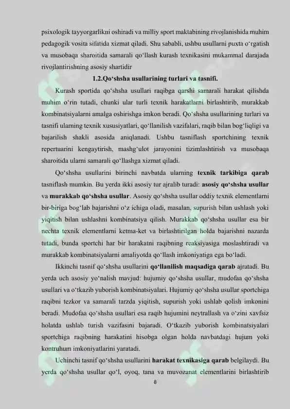 Kurashda Qo‘shsha Usullari Texnikasini O‘rgatish 7