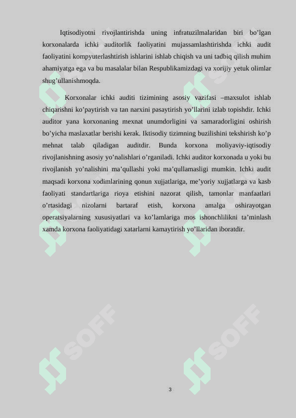 Ichki auditni tashkil etish asoslari 3