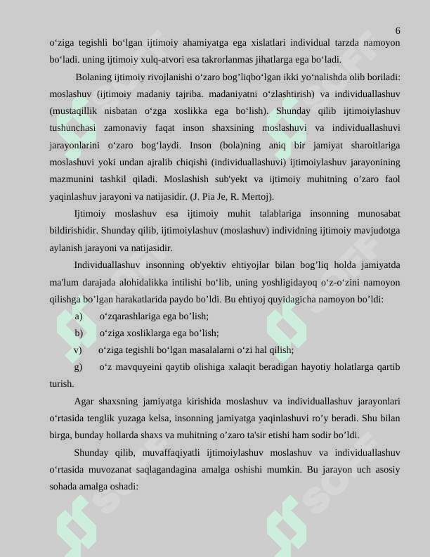 Mahalla ijtimoiylashuvning an’anaviy omili sifatida. 6