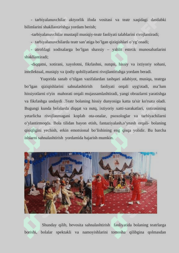 Sahnalashtirish faoliyatida bolalarda aktyorlik qobiliyatlarni  rivojlantirish 4